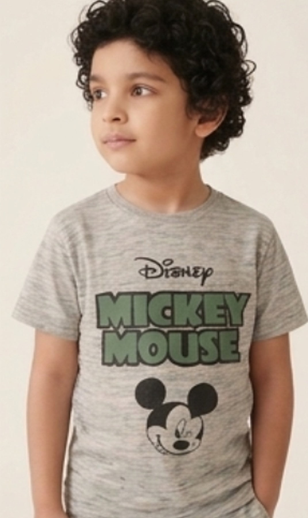 Boys Graphic T-Shirt & Jogger Set – Grey Marl