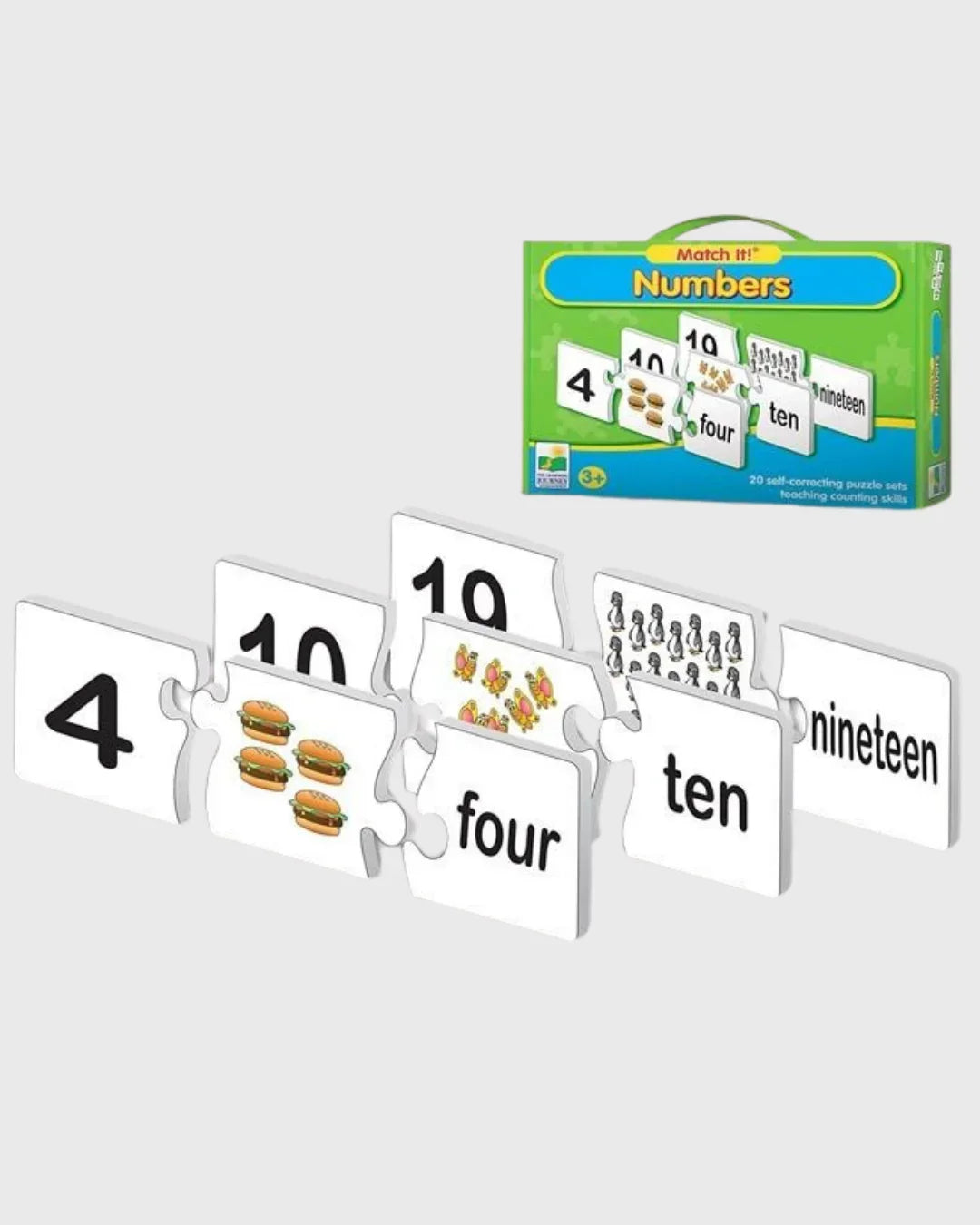MATCH IT! Numbers - Self-Correcting Counting Puzzles (Ages 3+)