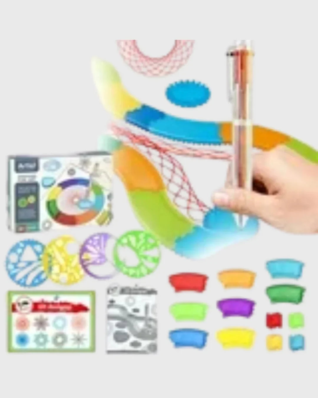 Artist Drawing Game: DISCOVER FUN ART - The Art and Science of Spirography (Ages 8+)