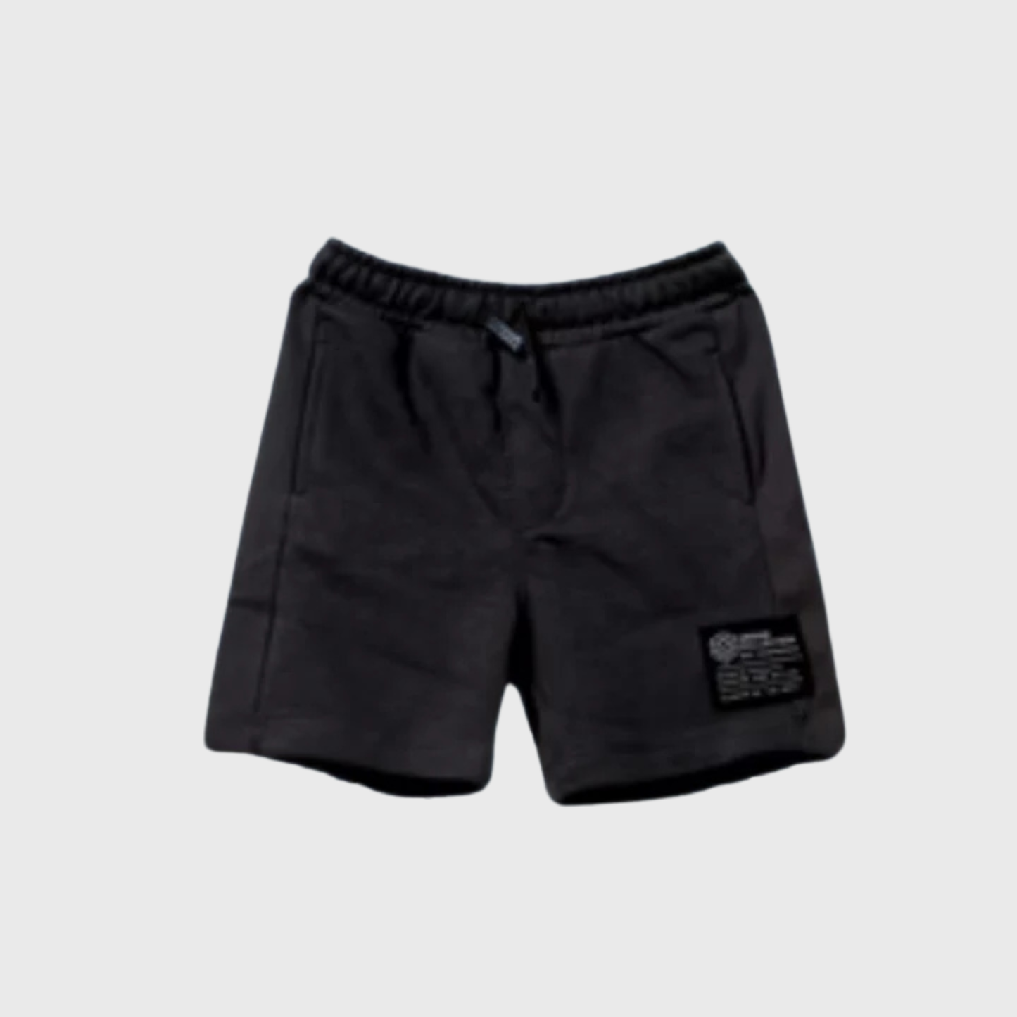 Grey Fleece Shorts with Ribbed Panels | 2-14 YRS