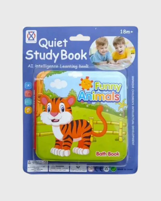 Quiet Study Book - Funny Animals Bath Book