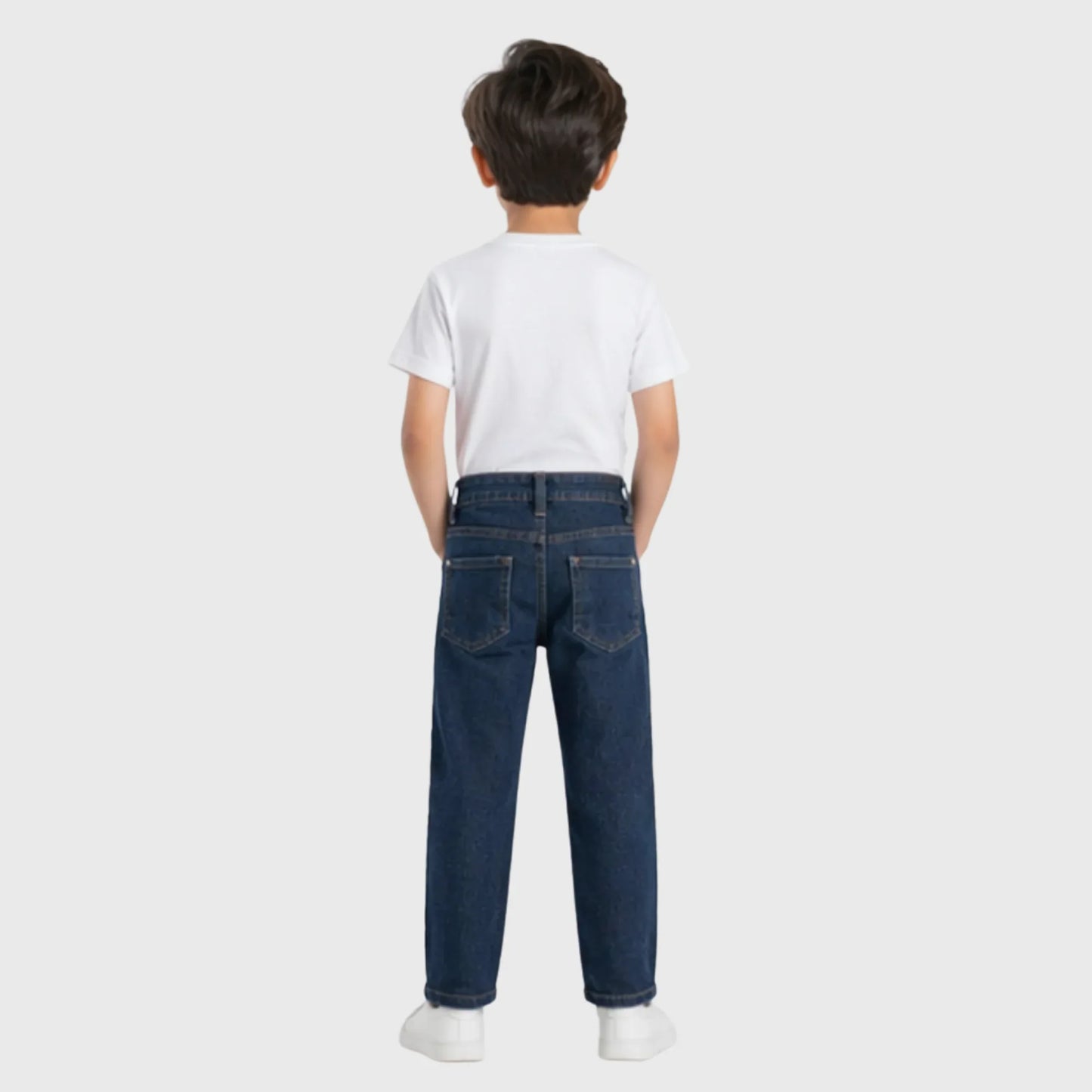 Kids "Classic Straight" Dark Denim Jeans