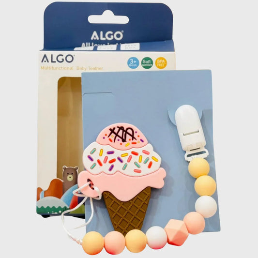 ALGO Multifunctional Baby Teether - Ice Cream Design