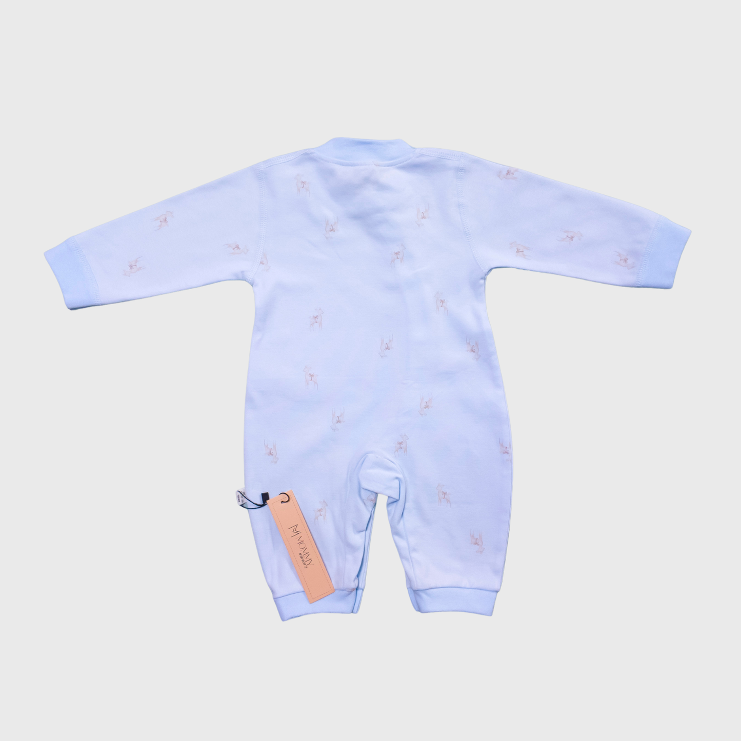 Sky Blue Soft Cotton Baby Romper