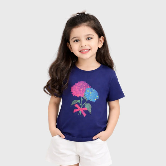 Girls' Floral Bouquet Graphic Tee