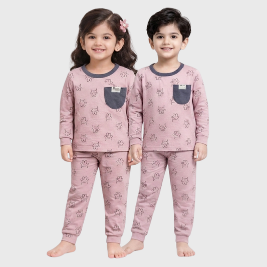 Kids' Illustrated Trouser Sets