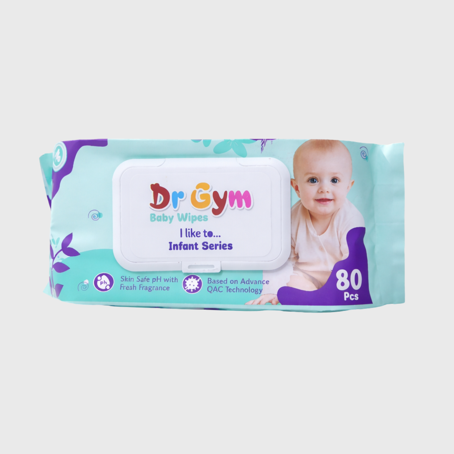Dr Gym Baby Wipes 80 Pcs | Soft & Gentle Baby Wipes