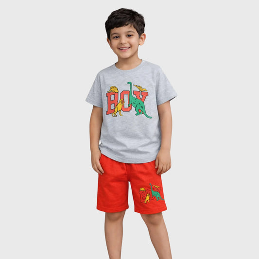 Kids' Dino Graphic Shorts Set