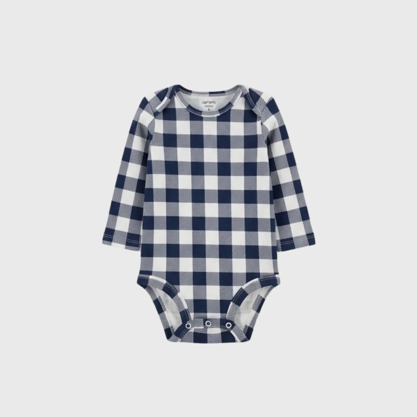 Black & White Gingham Infant Bodysuit