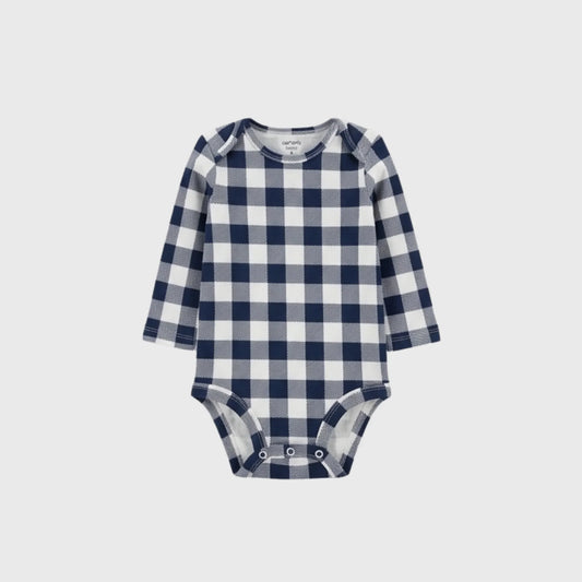 Black & White Gingham Infant Bodysuit