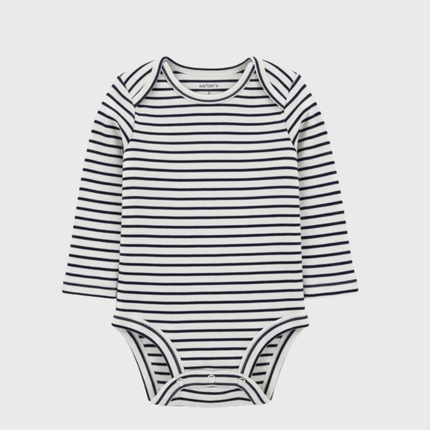 Long-Sleeve Striped Bodysuit