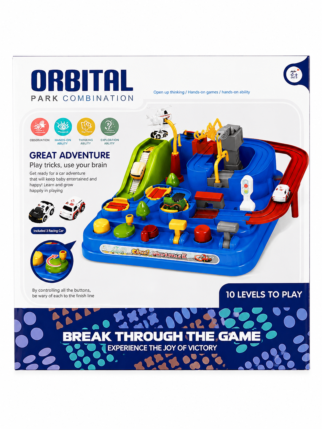Orbital Park Combination Car Rescue Adventure Track Set for Kids (Ages 3+)