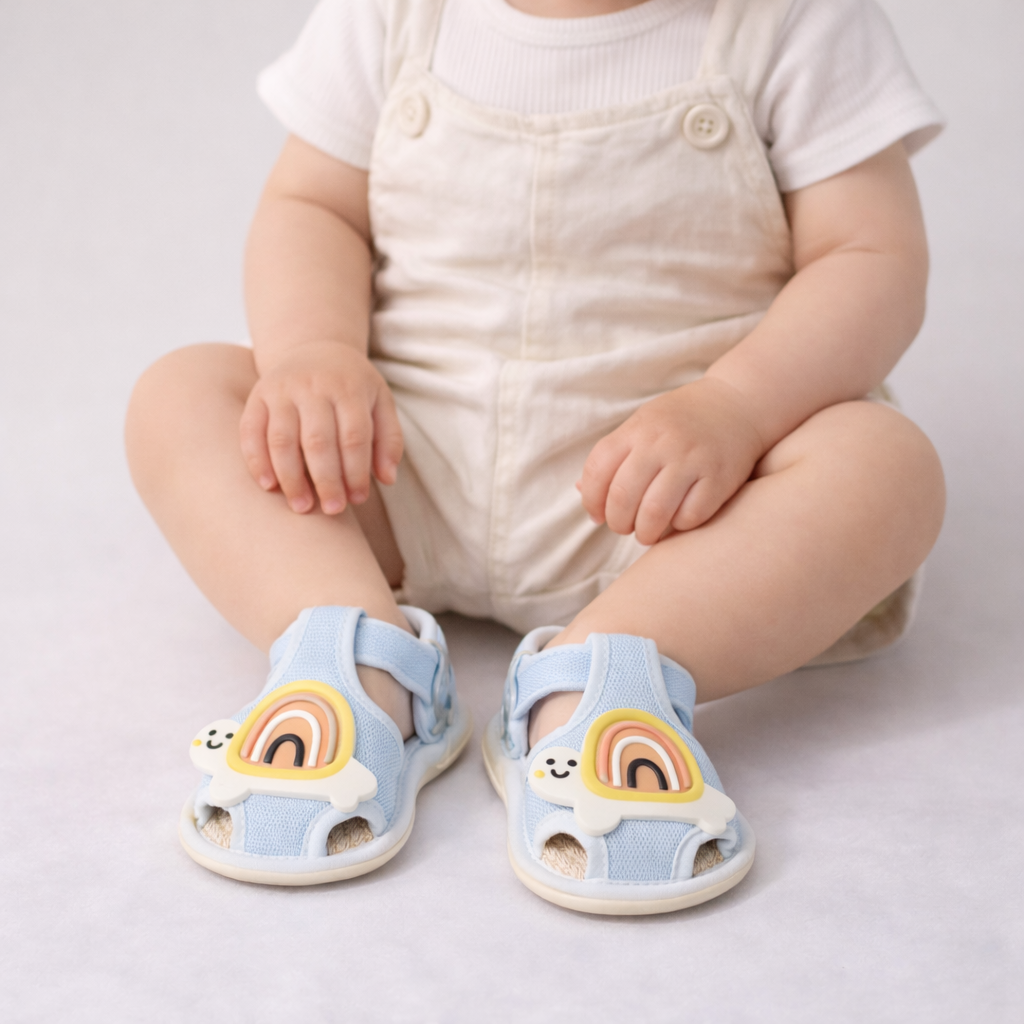 Rainbow Cloud Baby Sandals