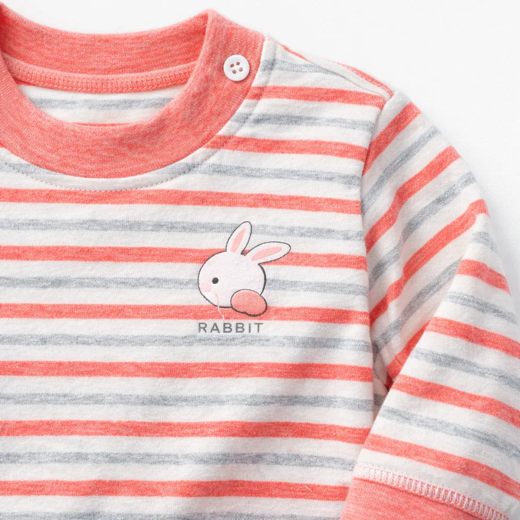 Kids' Striped Bunny Trouser Set