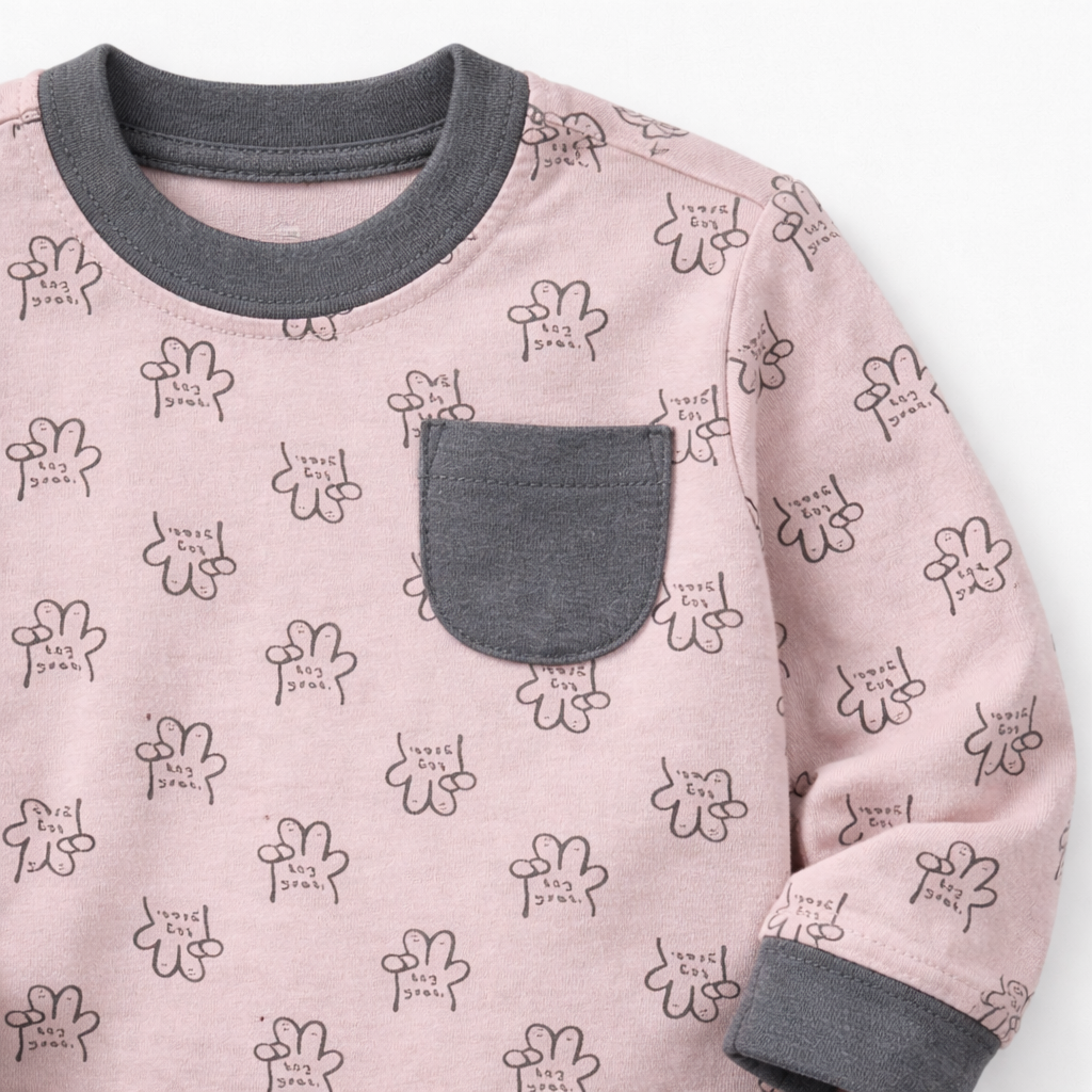 Kids' Illustrated Trouser Sets