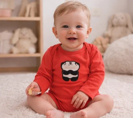 Long-Sleeve Red Panda Bodysuit
