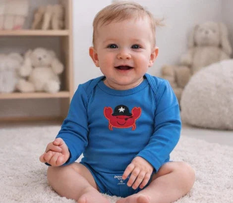 Long-Sleeve Pirate Crab Bodysuit