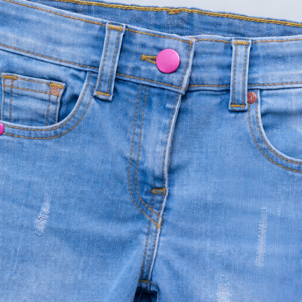 Light Blue Jeans For Girls | 12M-14YRS