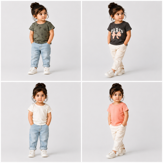 Lefties -Pack of 4 Cotton Graphic Tees