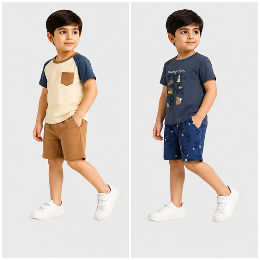 Pack of 2 Infant  Shorts Set
