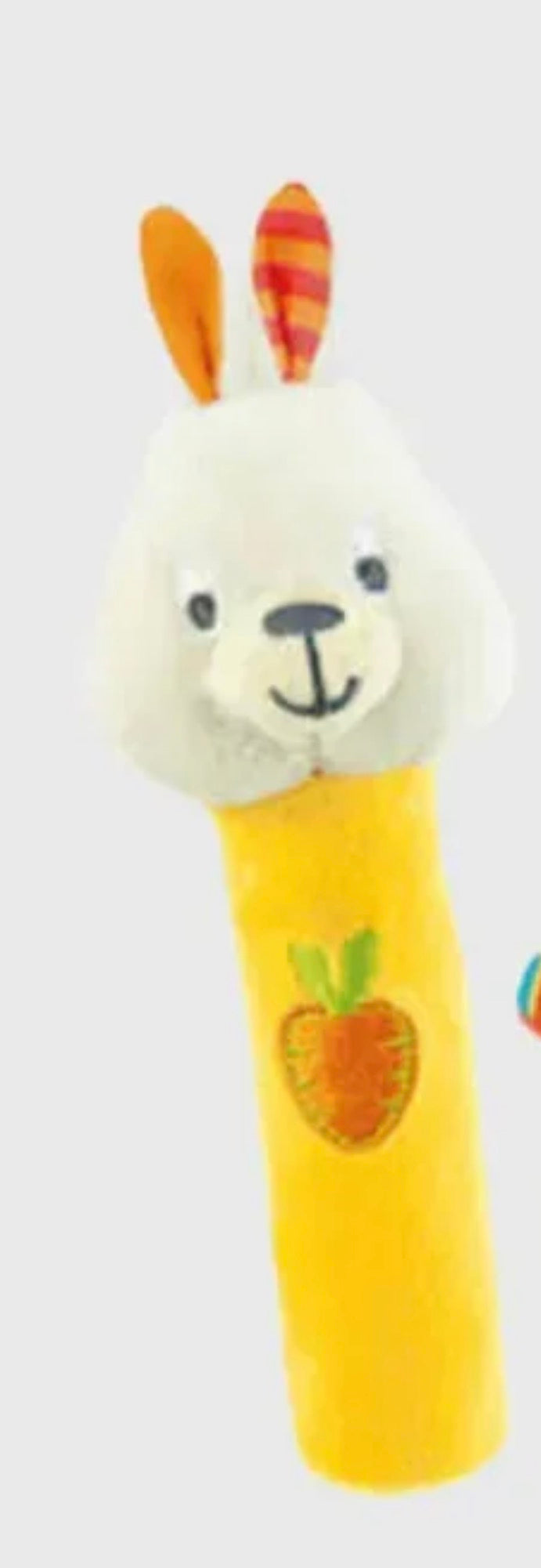 Single Win Fun Soft Animal Rattle Stick for Babies.