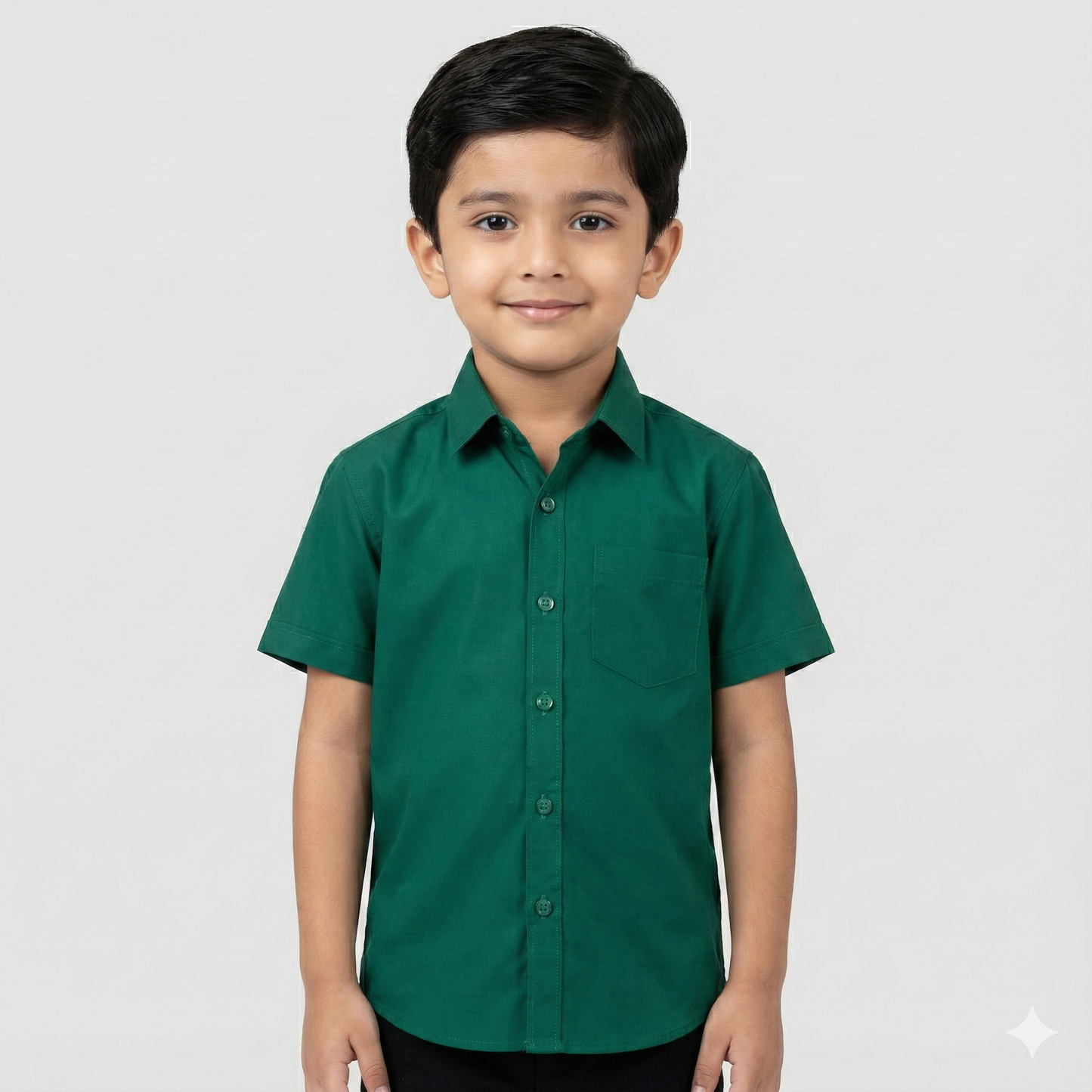 Evergreen Shirt Button Down | 6-14Yrs