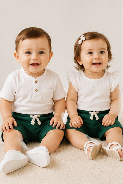 Baby Summer Shorts – Green