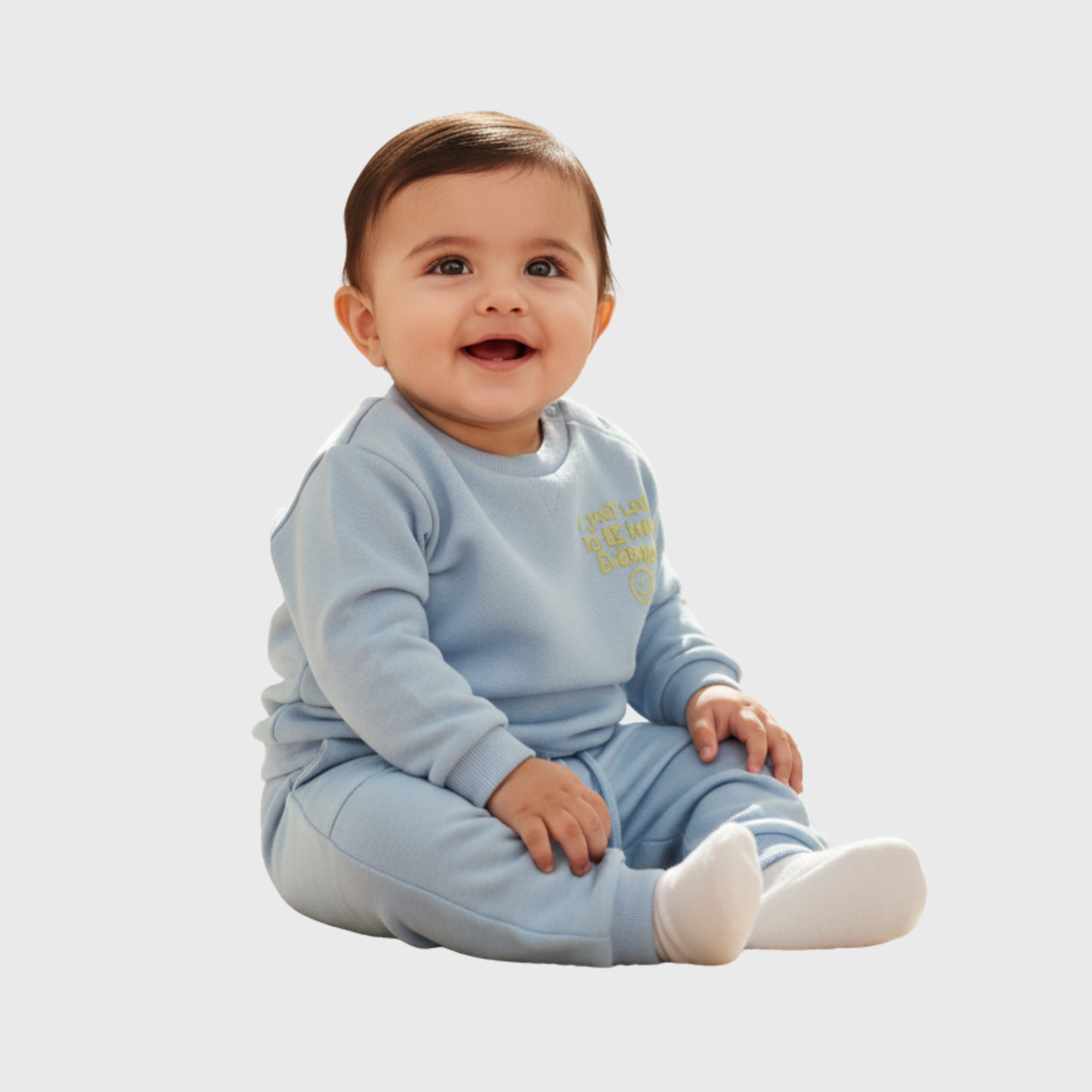 Baby Cozy Sweatshirt & Jogger Set – Soft Cotton Outfit – Minor Fault (0–24 Months)