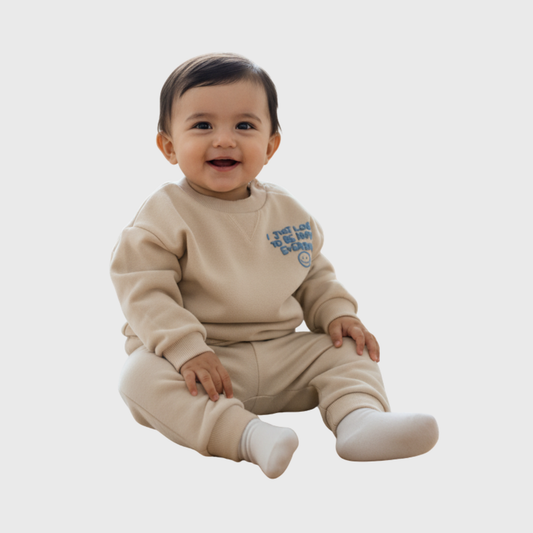 Baby Cozy Sweatshirt & Jogger Set – Soft Cotton Outfit – Minor Fault (0–24 Months)