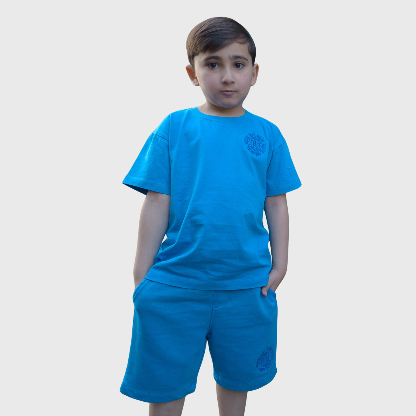 Boys' Casual Summer Co-ord Set – T-Shirt & Shorts – Minor Fault (Ages 2–14)