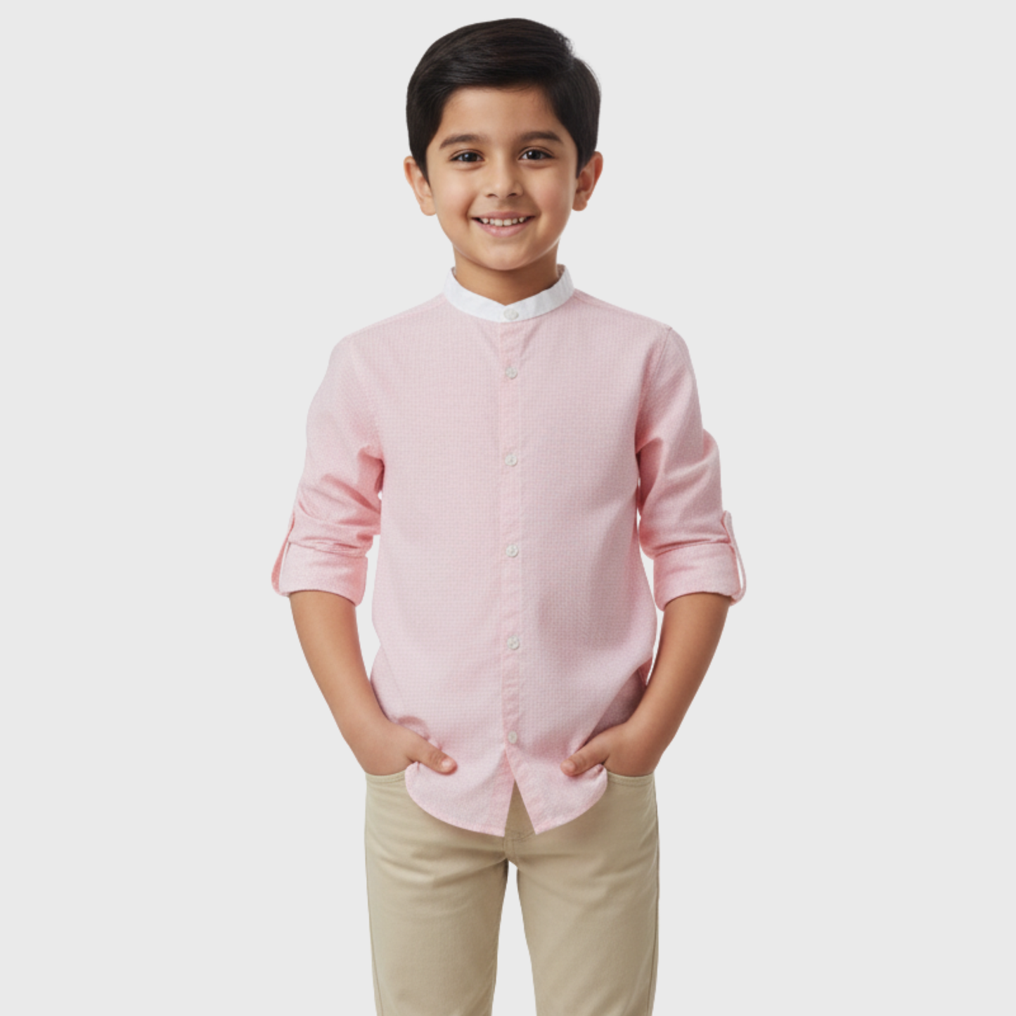 Pink Button Down Shirt | Ages 2 - 10 YRS
