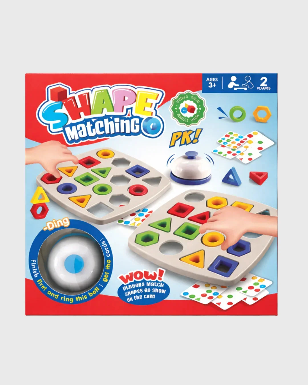 Shape Matching Educational Toy Set - Colors & Geometry Game – MommyMinors