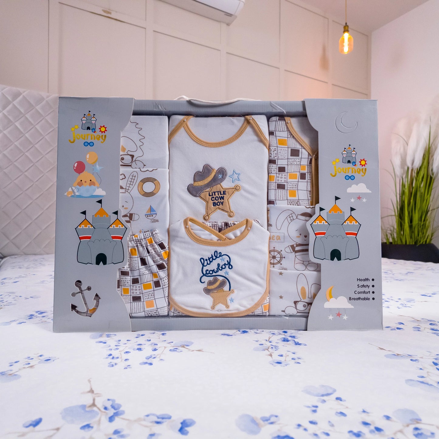 Premium Cowboy-Themed Baby Gift Set from the 'Journey' Collection
