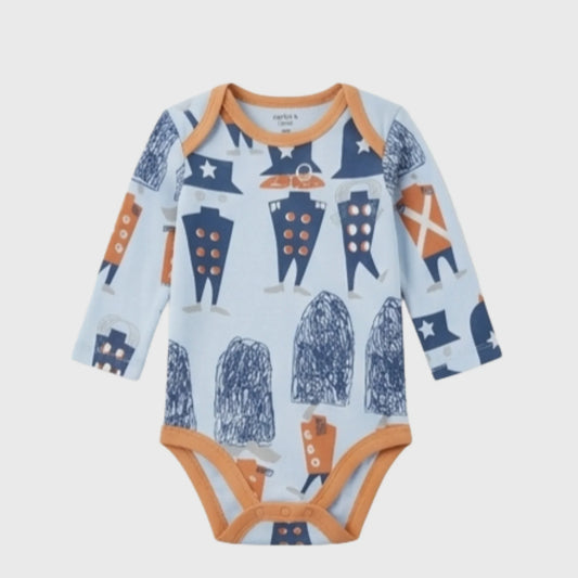Long-Sleeve Toy Soldier Baby Bodysuit