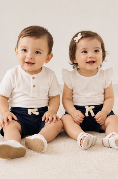 Baby Summer Shorts – Navy-Blue