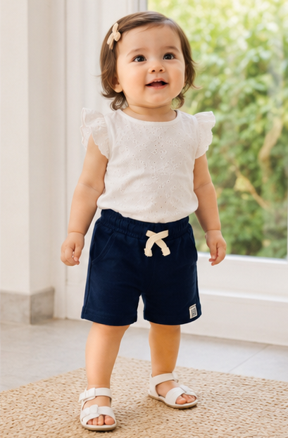Baby Summer Shorts – Navy-Blue