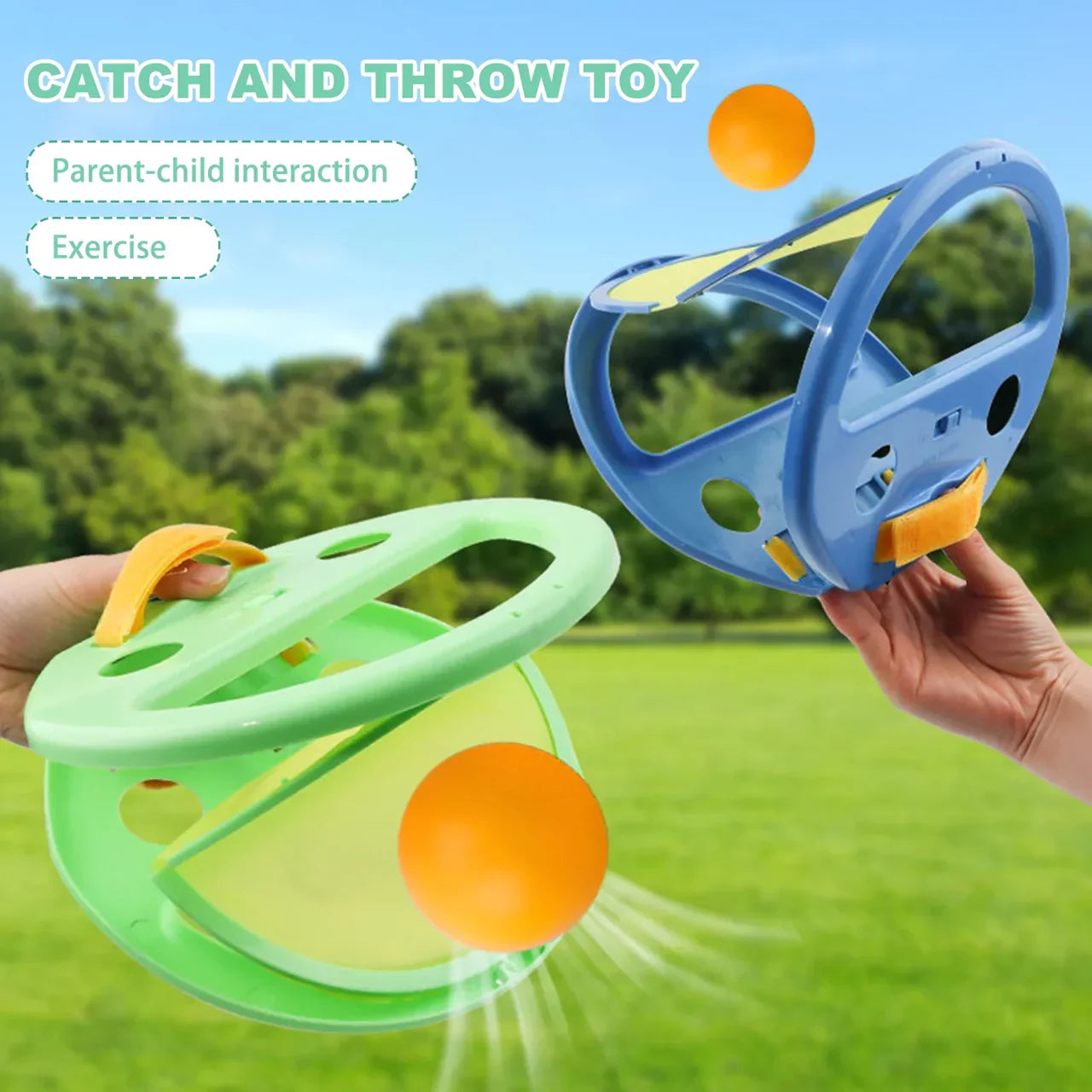 Kids Ball Pitching Catapult Game - Fun Sports Toy Set (3+)