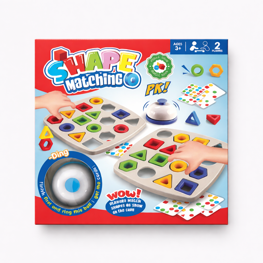 Shape Matching Educational Toy Set - Colors & Geometry Game