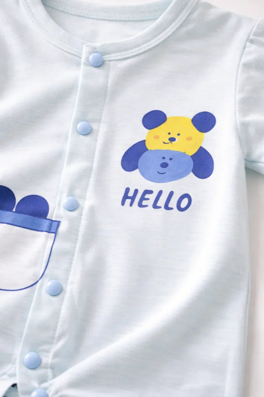 Mommy Minors: "Hello Bear" Short Romper