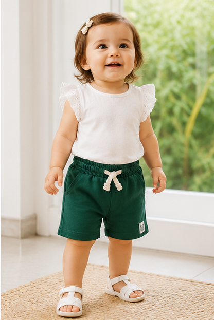 Baby Summer Shorts – Green