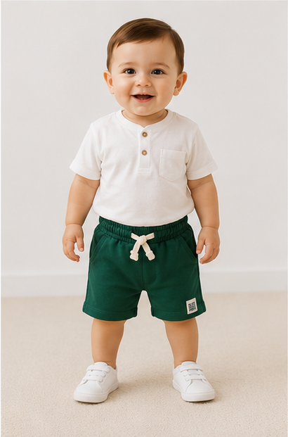 Baby Summer Shorts – Green