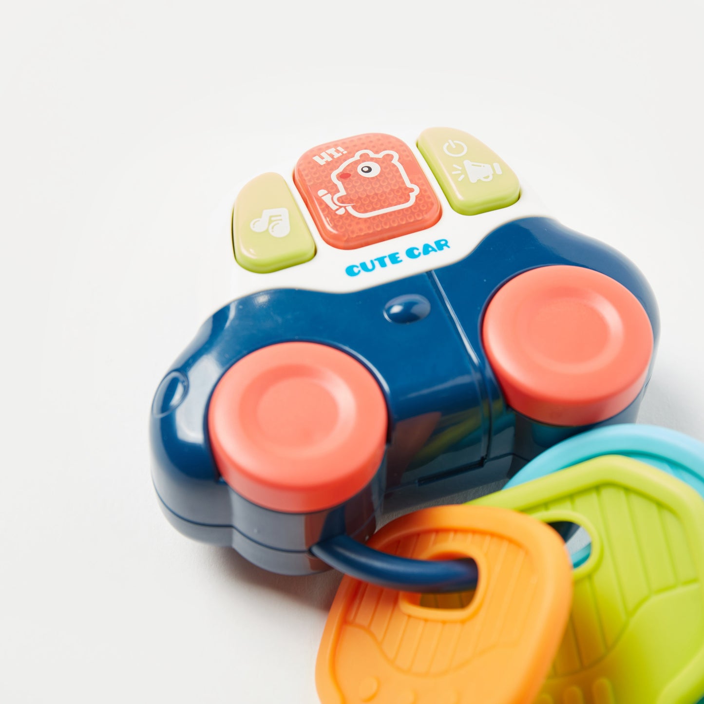 Musical Car Key & Teether Toy with Lights and Sounds for Infants (6M+)