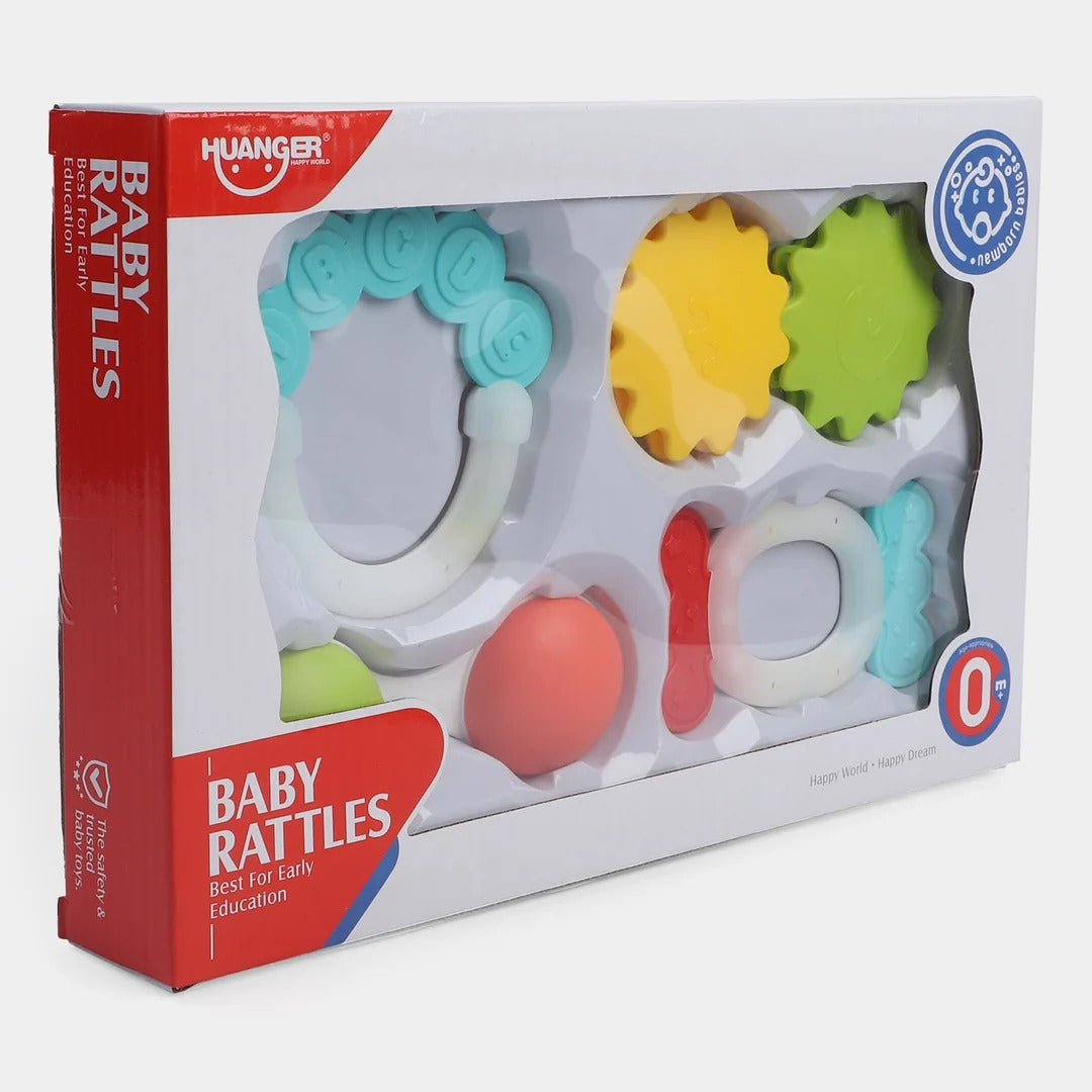 Huanger Baby Rattles & Teethers Early Education Toy Set (0M+)