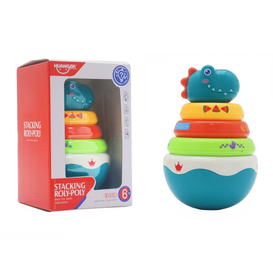 Huanger Stacking Roly-Poly Early Learning Toy for Babies (6M+)
