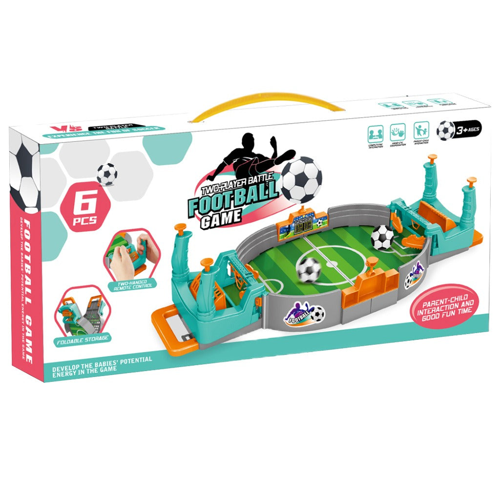 Two-Player Battle Tabletop Football Board Game for Kids & Family (Ages 3+)