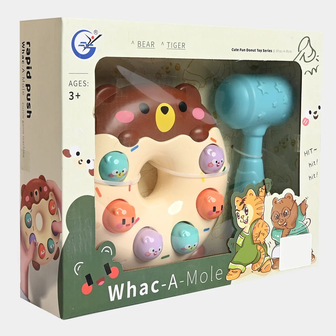 Whac-A-Mole Rapid Push Game Playset with Mallet for Kids (Ages 3+)